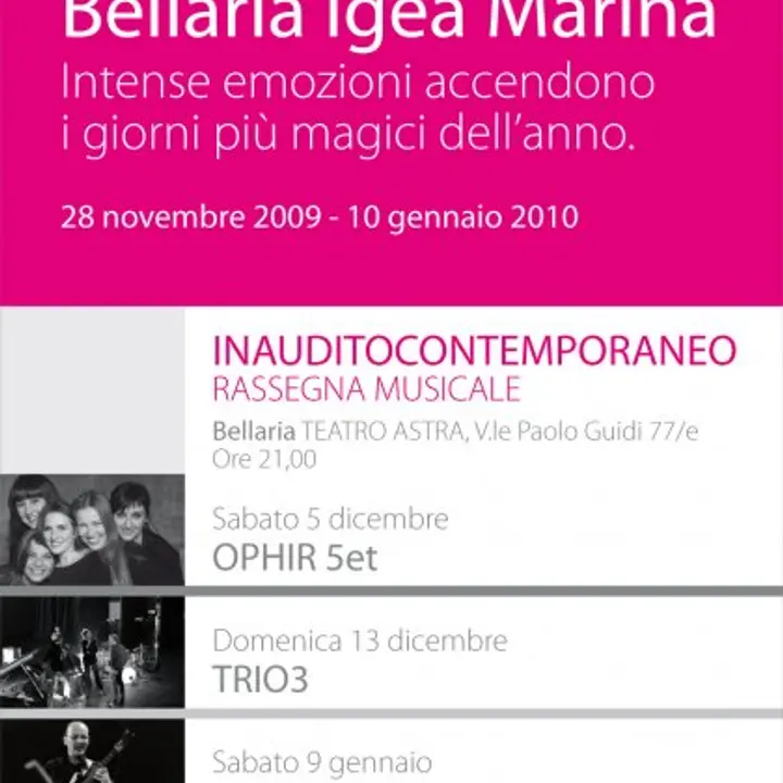 INAUDITO CONTEMPORANEO Rassegna musicale. SABATO 9 GENNAIO 2010