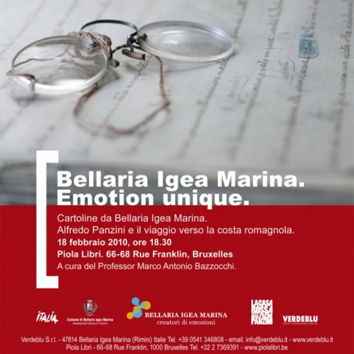 Cartoline da Bellaria Igea Marina. Alfredo Panzini e il viaggio verso la costa romagnola. 