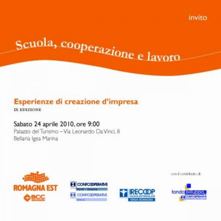 Convegno 'Scuola, cooperazione e lavoro'