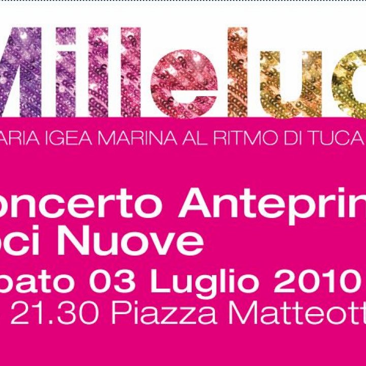 LA NOTTE ROSA WEEK END - VOCI NUOVE 03 luglio 2010