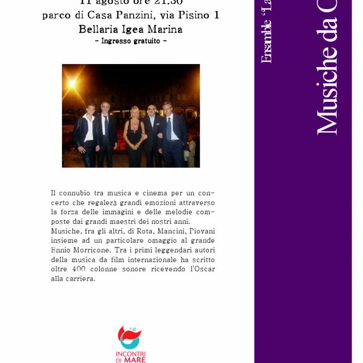 INCONTRI DI MARE - MERCOLEDI' A CASA DI ALFREDO ore 21.30