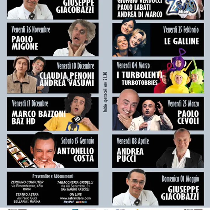 ASTRA RIDENS Il teatro al cabaret GIUSEPPE GIACOBAZZI