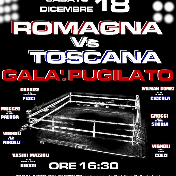 LA GRANDE BOXE ROMAGNA vs TOSCANA 18 dicembre 2010