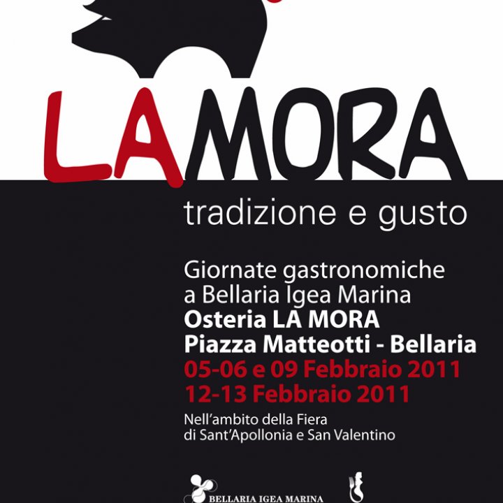 LA MORA Tradizione e gusto 5-6-9-12-13 febbraio 2011