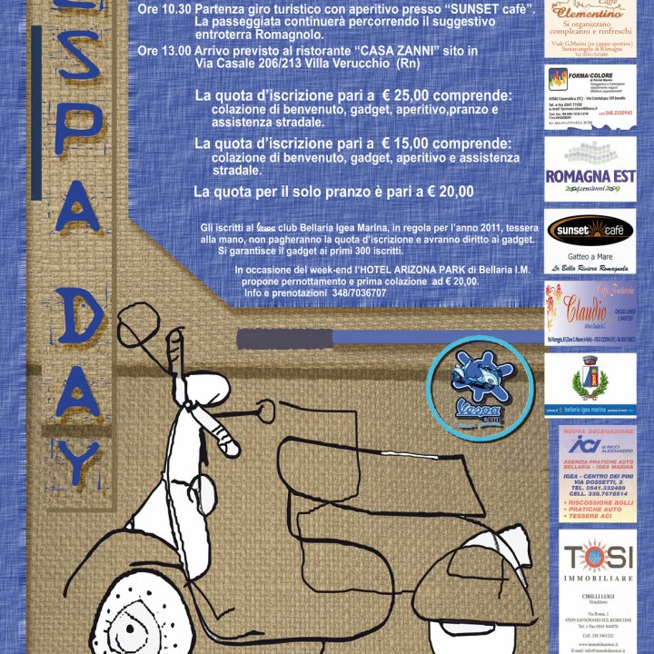 VESPA DAY Raduno Nazionale Vespa 08 maggio 2011