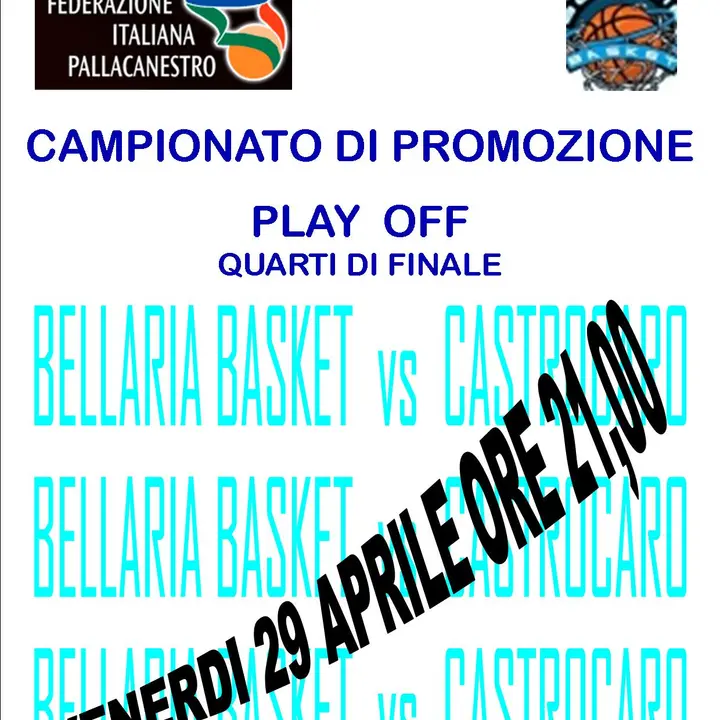 BELLARIA BASKET vs CASTROCARO 29 aprile 2011