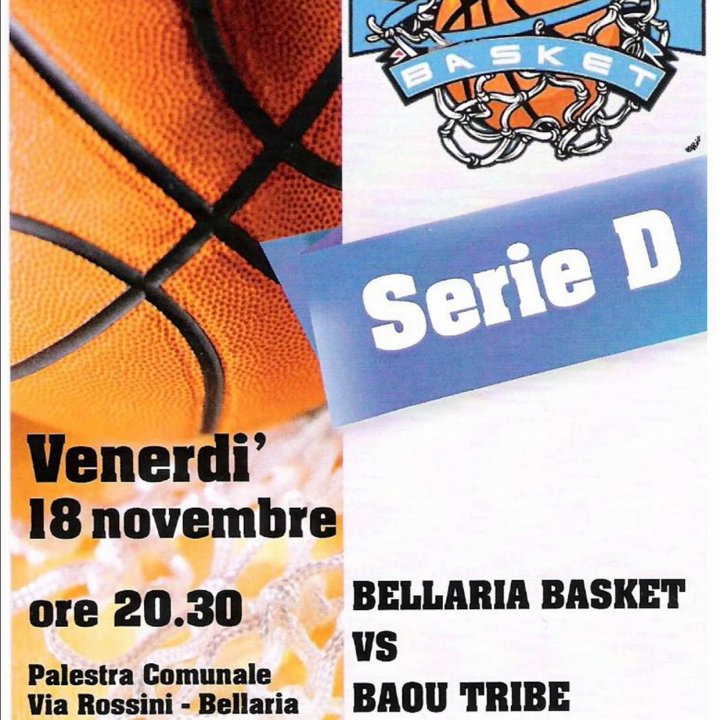 BELLARIA BASKET vs BAOU TRIBE 18 novembre 2011