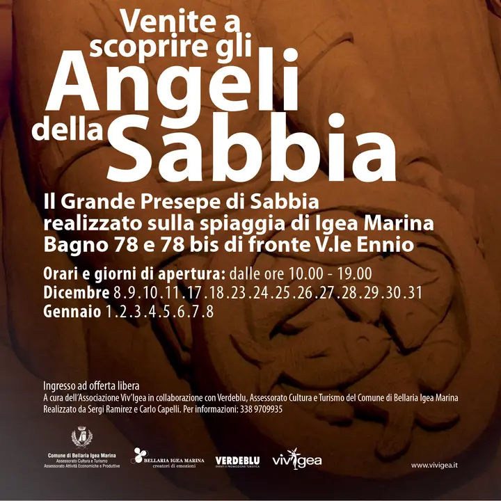 Nativity scene THE ANGELS OF SAND 04 december 11-15 january 12