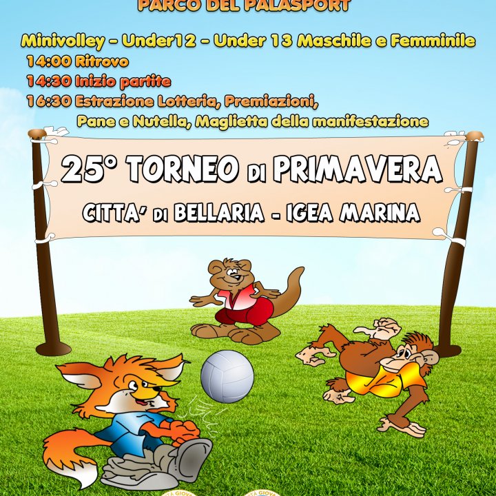 25° TORNEO DI PRIMAVERA Città di Bellaria Igea Marina 22 aprile 2012