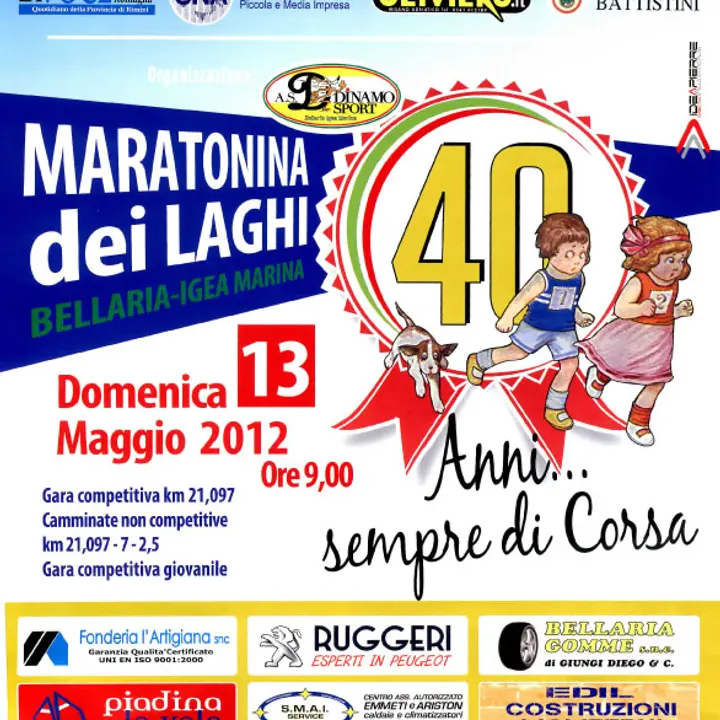 40° MARATONINA DEI LAGHI 13 maggio 2012