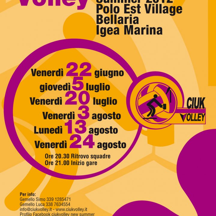 UNCONVENTIONAL VOLLEY CIUK VOLLEY 13 agosto 2012