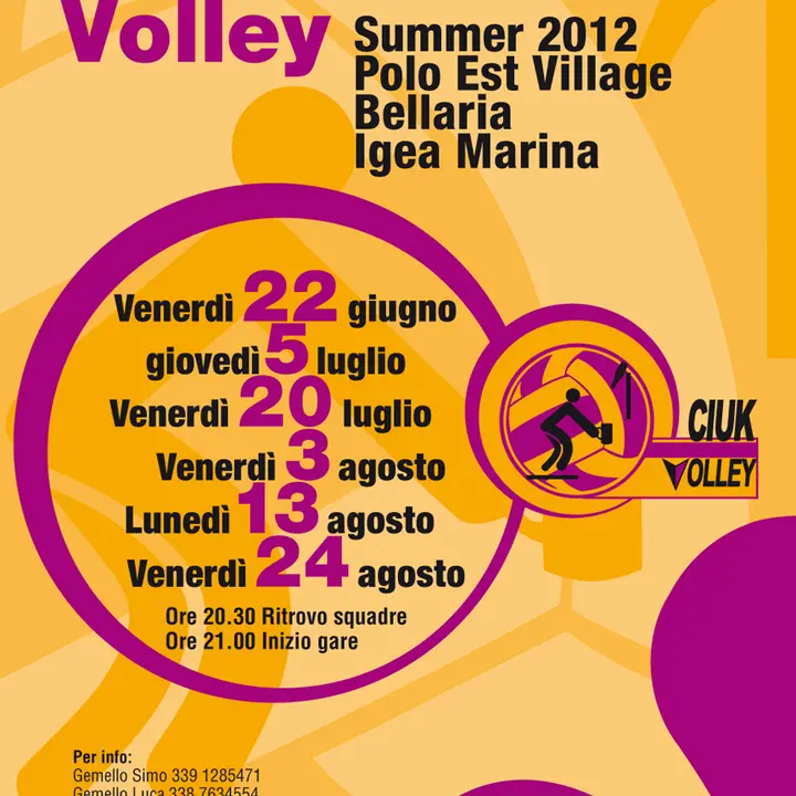 UNCONVENTIONAL VOLLEY CIUK VOLLEY 20 luglio 2012