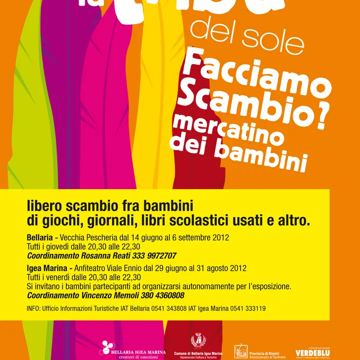 FACCIAMO SCAMBIO? MERCATINO DEI BAMBINI 19 luglio 2012