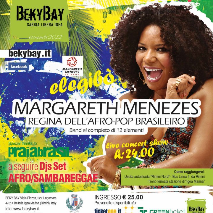 MARGARETH MENEZES in concerto 13 agosto 2012