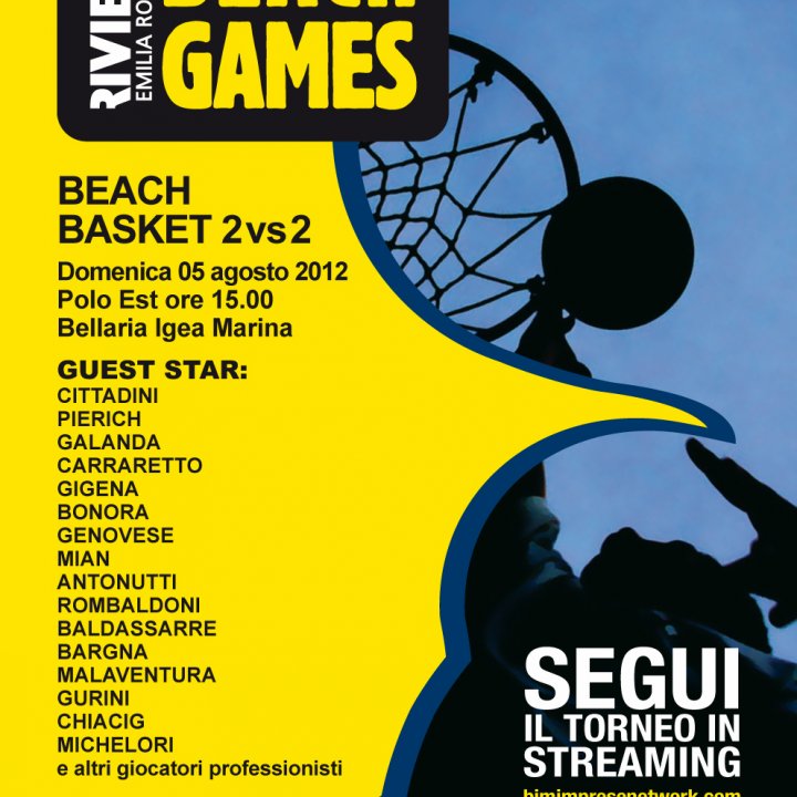 RIVIERA BEACH GAMES-BEACH BASKET 05 agosto 2012