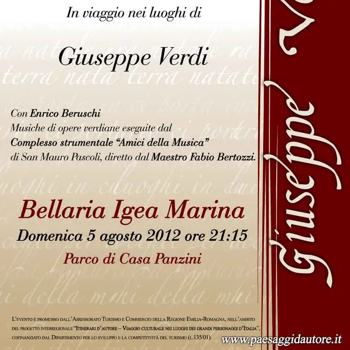 PAESAGGI D'AUTORE: GIUSEPPE VERDI 07 agosto 2012