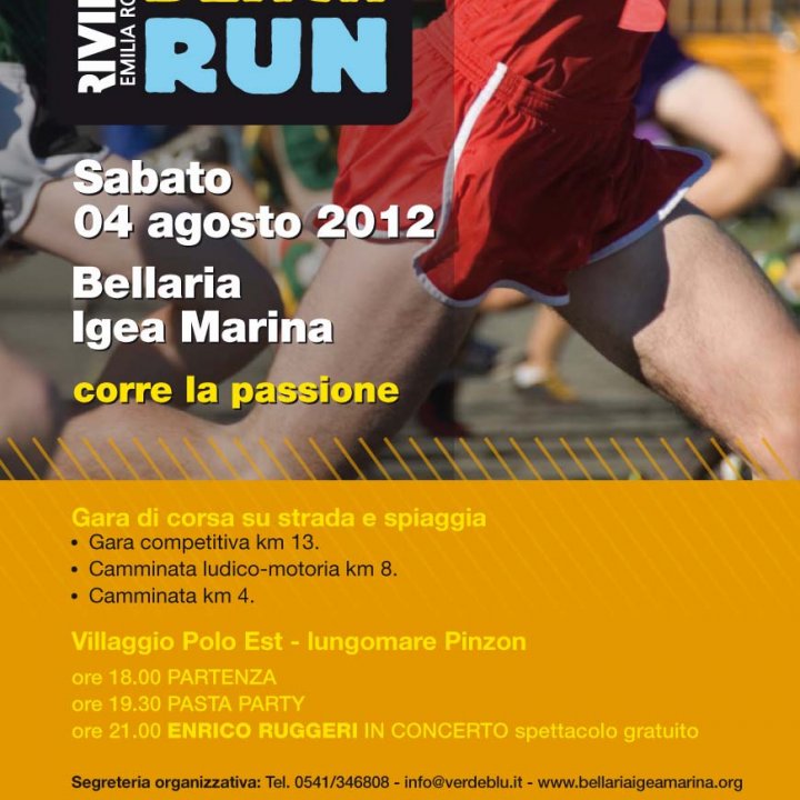 I RISULTATI 3^ RIVIERA BEACH RUN 2012