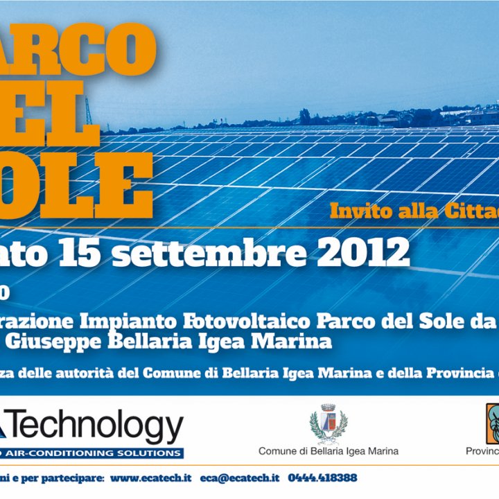 INAUGURAZIONE PARCO DEL SOLE 15 settembre 2012