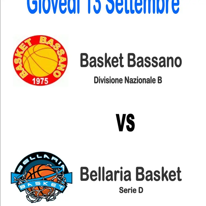 BASKET BASSANO vs BELLARIA BASKET 13 settembre 2012