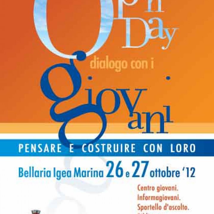 OPEN DAY DIALOGO CON I GIOVANI 26-27 ottobre 2012