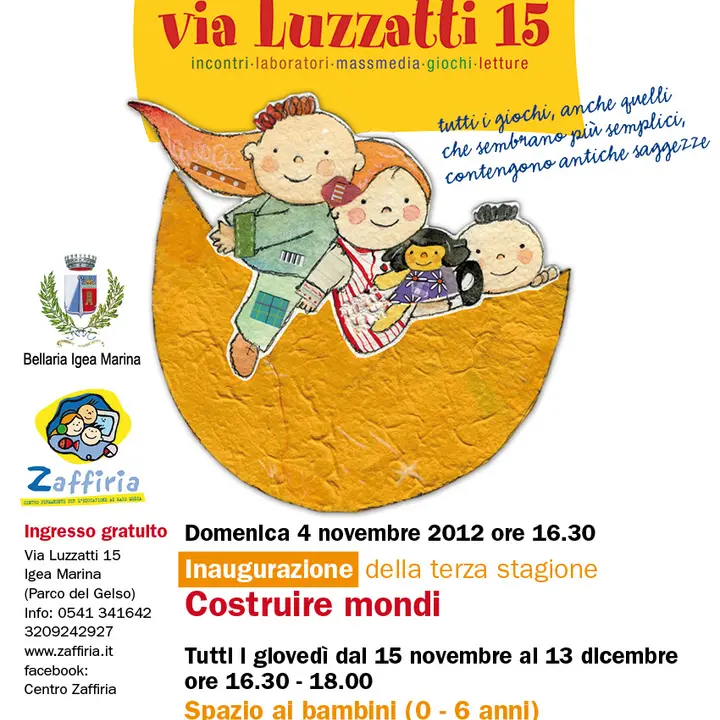 VIA LUZZATTI 15 - COSTRUIRE MONDI 29 novembre 2012