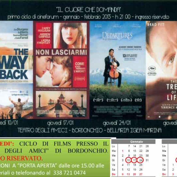 CINEFORUM "IL CUORE CHE DOMANDA" 07 febbraio 2013