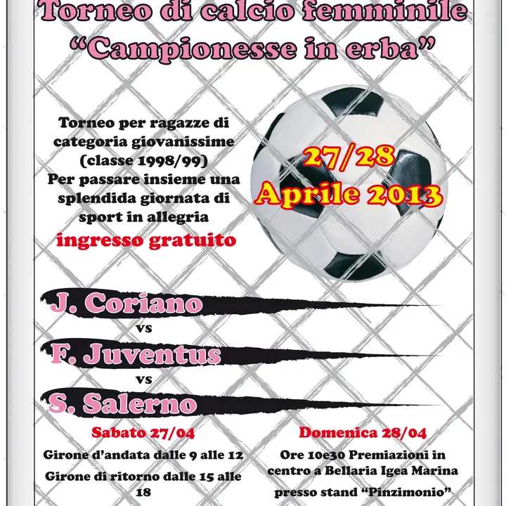 CAMPIONESSE IN ERBA 27-28 aprile 2013