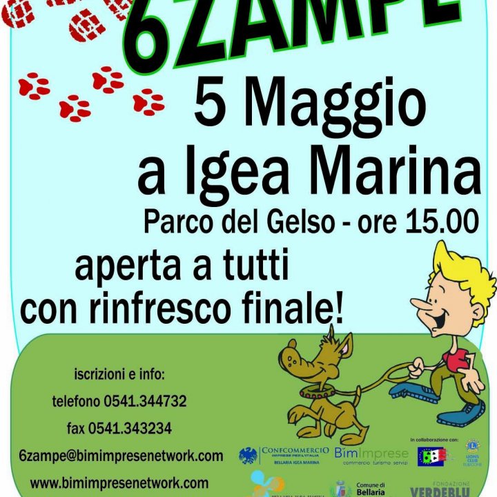 PASSEGGIATA A 6 ZAMPE 05 maggio 2013