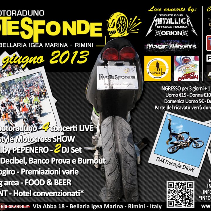 8° MOTORADUNO RUOTESFONDE 07-09 giugno 2013