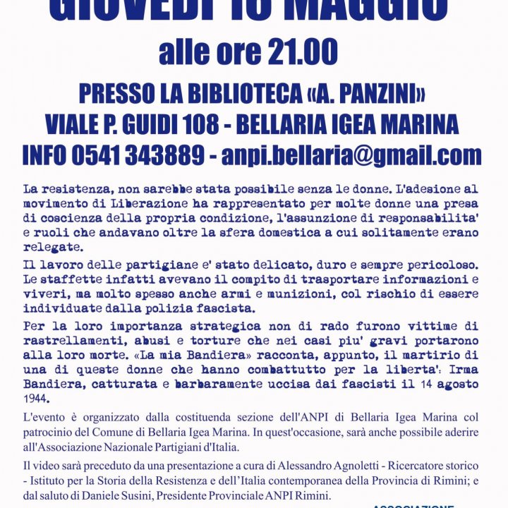 LA MIA BANDIERA 16 maggio 2013