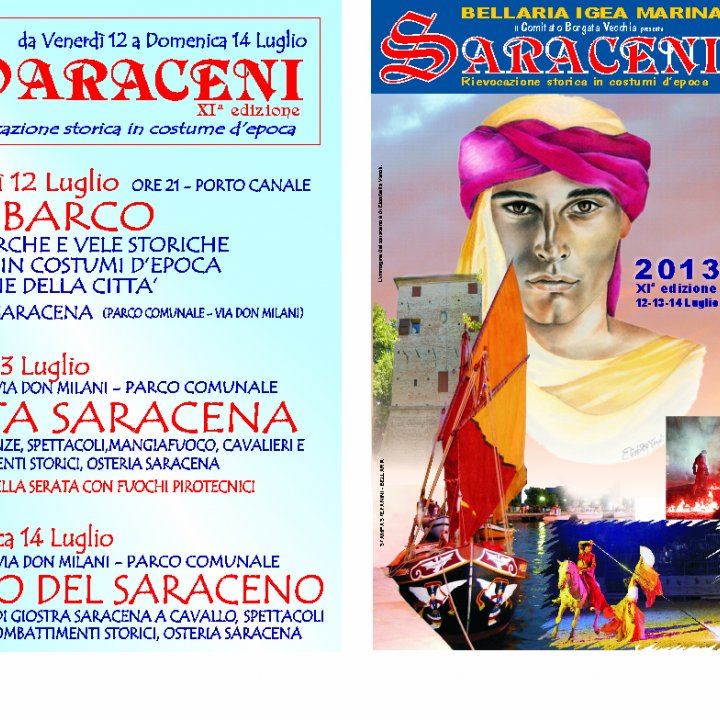 XI^ Edition von LO SBARCO DEI SARACENI 12.-14. Juli 2013