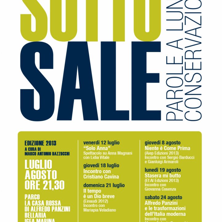 SOTTOSALE Parole a lunga conservazione 19 agosto 2013
