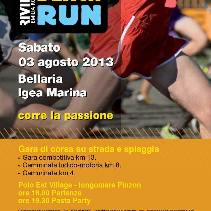 I RISULTATI 4^ RIVIERA BEACH RUN 2013