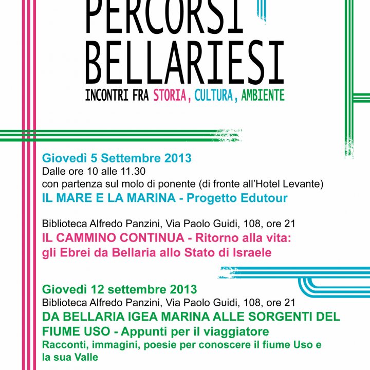 PERCORSI BELLARIESI 05 settembre 2013