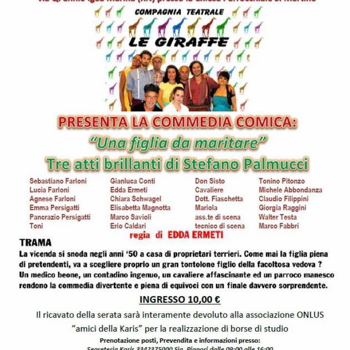 UNA FIGLIA DA MARITARE 09 novembre 2013