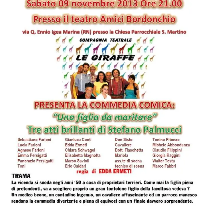 UNA FIGLIA DA MARITARE 09 novembre 2013