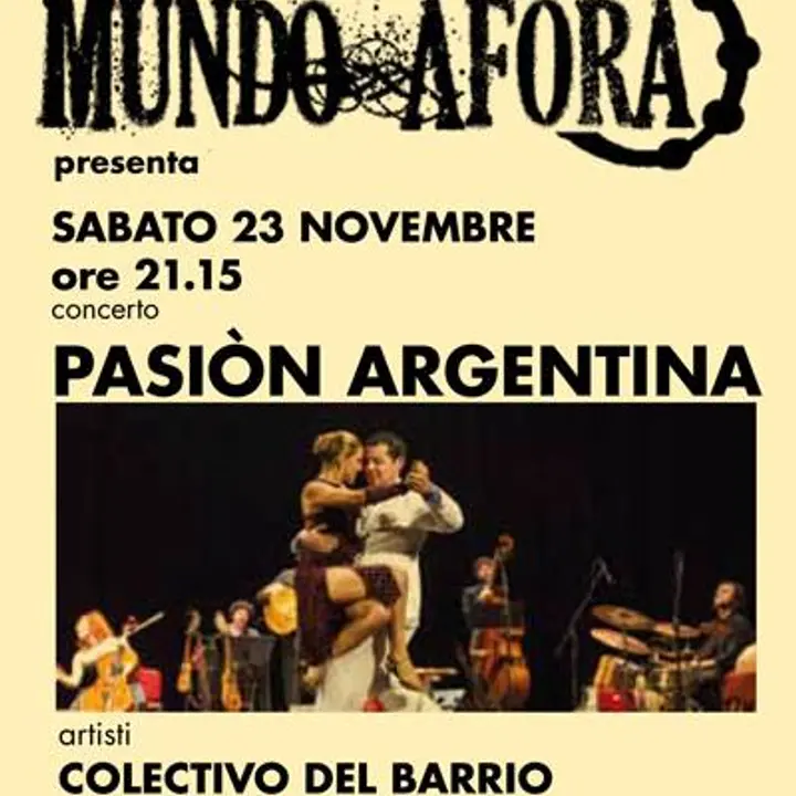 concerto PASION ARGENTINA 23 novembre 2013