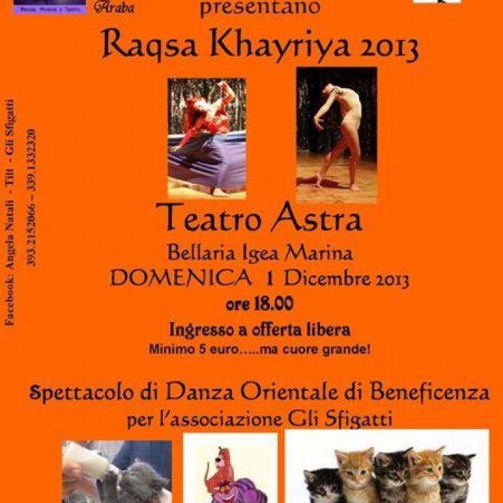 SPETTACOLO DANZE ORIENTALI 01 dicembre 2013