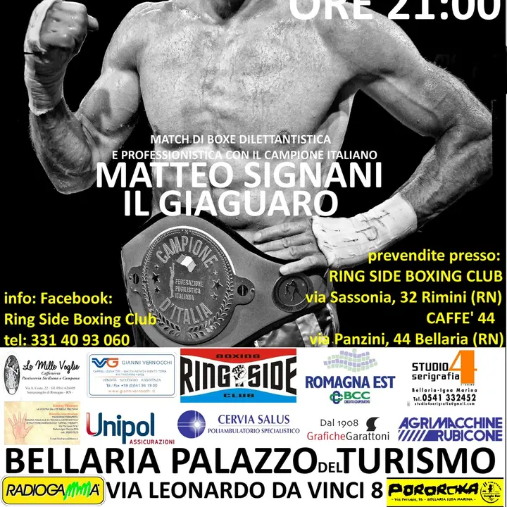 MANIFESTAZIONE PUGILISTICA 21 dicembre 2013