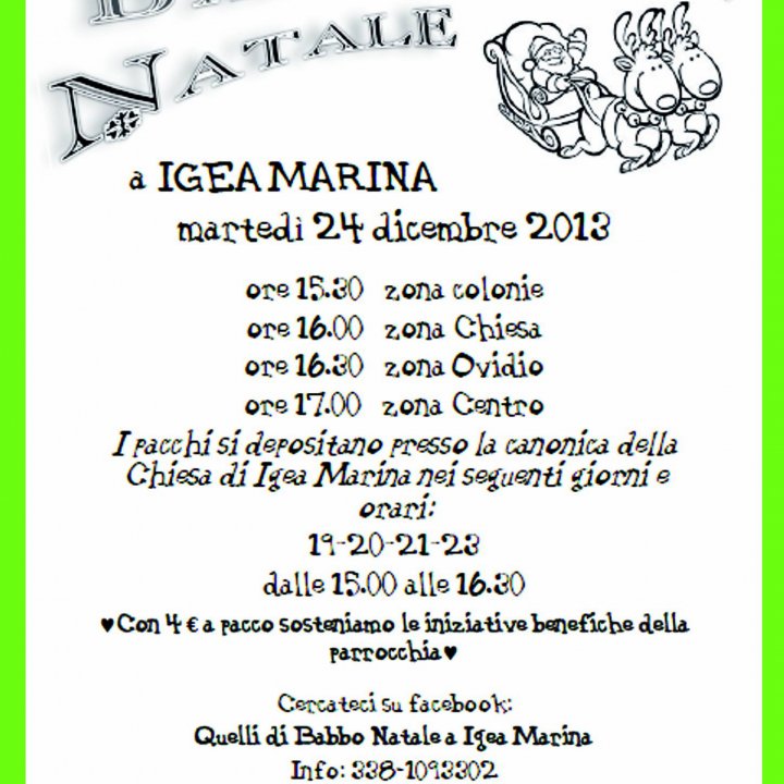 BABBO NATALE IS COMING BACK 24 dicembre 2013