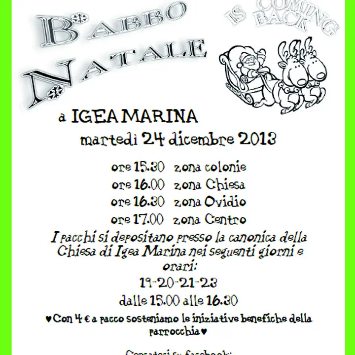 BABBO NATALE IS COMING BACK 24 dicembre 2013