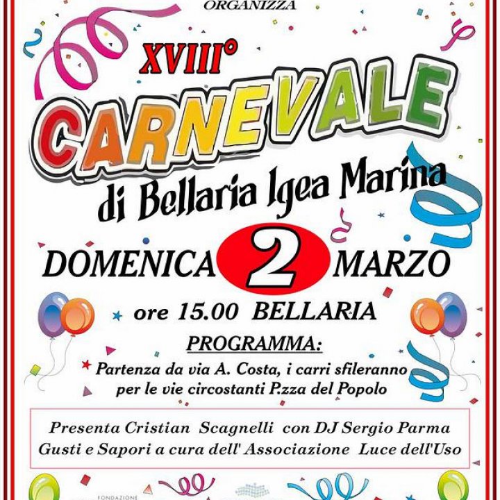 IL CARNEVALE DI BELLARIA IGEA MARINA 02 marzo 2014