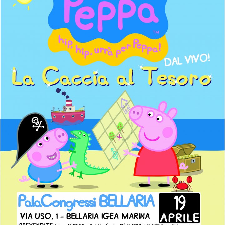 PEPPA PIG e LA CACCIA AL TESORO 19 aprile 2014