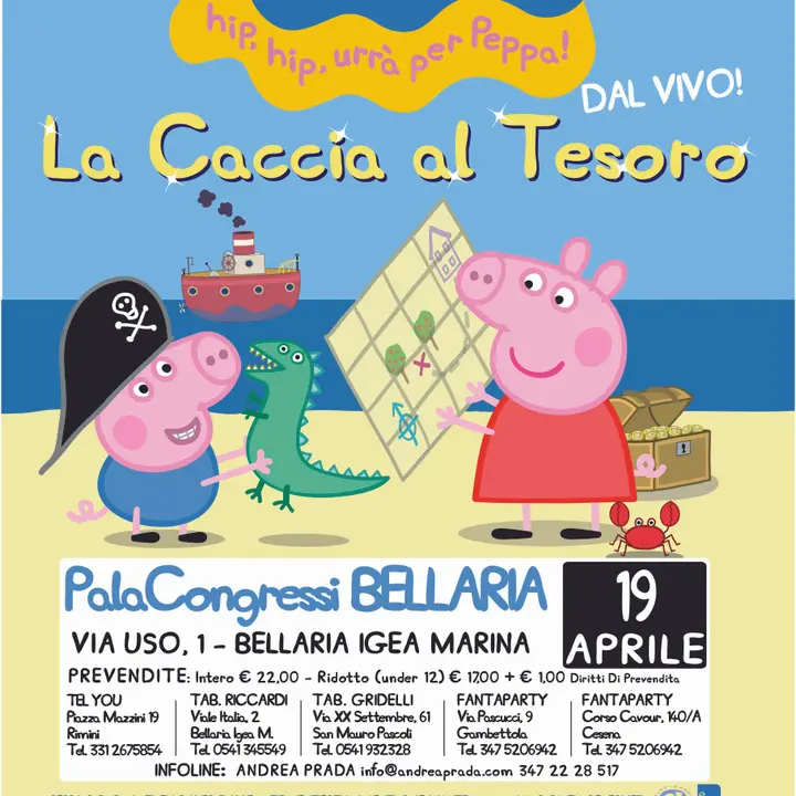 PEPPA PIG e LA CACCIA AL TESORO 19 aprile 2014
