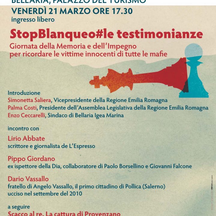 STOP BLANQUEO #LE TESTIMONIANZE 21 marzo 2014