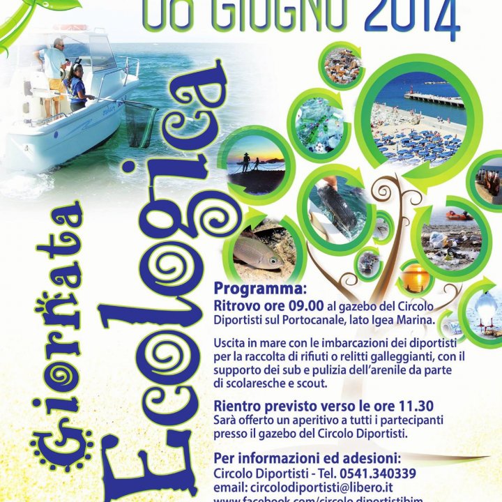 GIORNATA ECOLOGICA IN MARE 08 giugno 2014