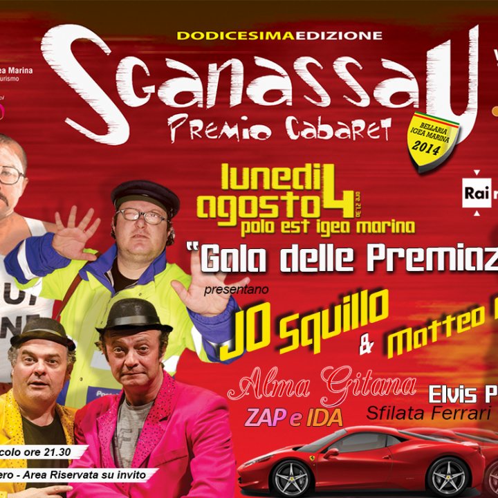 SGANASSAU PREMIO CABARET 04 agosto 2014