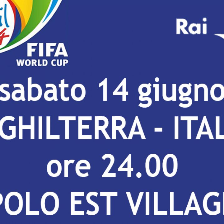 MONDIALI 2014 ITALIA-INGHILTERRA 14 giugno 2014