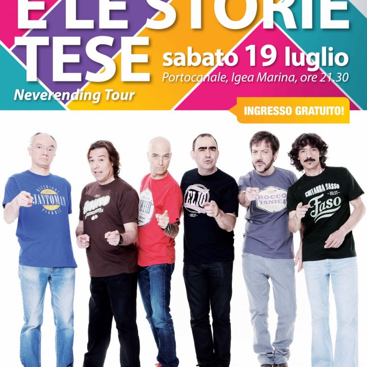 ELIO E LE STORIE TESE in NEVERENDING Tour 19 luglio 2014