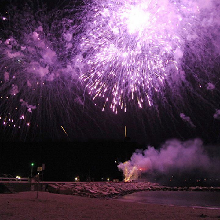 LA NOTTE ROSA FUOCHI ARTIFICIALI 04 luglio 2014